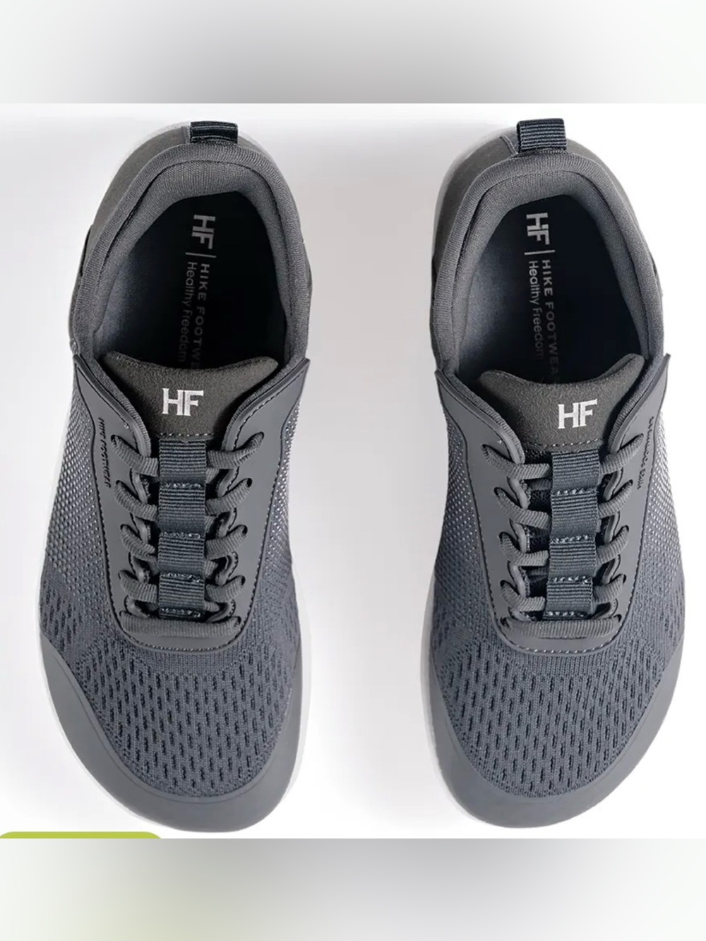 HF Stride – Hands-Free & Ergonomic Barefoot Shoes  Dark Gray w/Pink Size 37 US 7